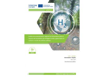 Análisis regional del ecosistema de hidrógeno verde y gases bajos en carbono en Extremadura